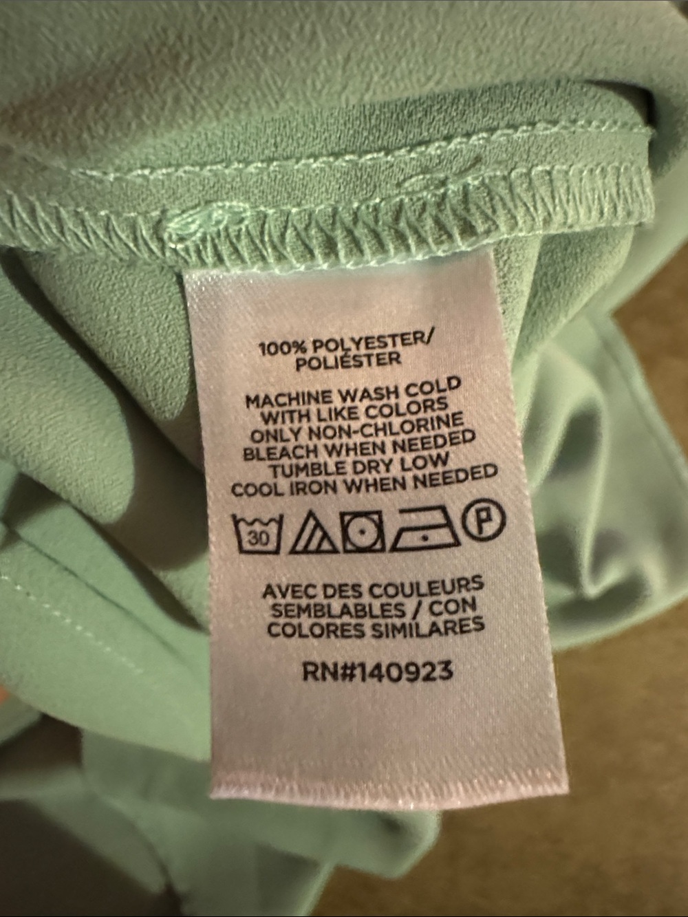 LOFT Light Aqua Women's Button Front Blouse - Picture 5 of 5